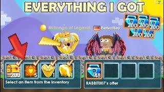 Selling MY ALL Items from 2022! (TONS BGL) | Growtopia