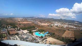 Pilots view Ibiza Approach & Landing Multi camera