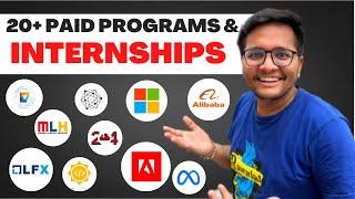 20+ Paid Mentorship Programs and Internships in Software Engineering