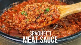 The Ultimate Spaghetti Meat Sauce Recipe