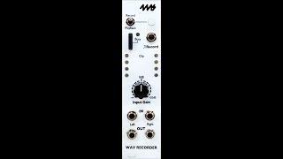 WAV Recorder - Record and sample Eurorack audio