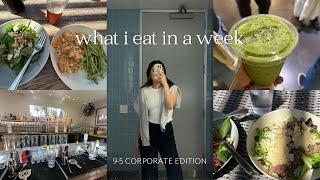 what i eat in a week working 9-5 ‧₊˚ ⋅  𓐐𓎩 ‧₊˚ ⋅