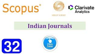 Indian Journals | Scopus and WoS Indexed Journals | Web of Science Indian Journals