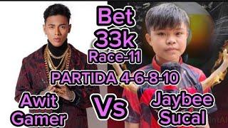 AWIT ANG PARTIDA4-6-8-10 AWIT GAMER VS JAYBEE SUCAL