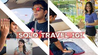 How to be a Solo Traveller 101 | Travel Tips Tested | Funny Video