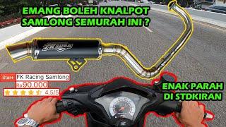 Wajib CobaSih! Enaknya Cek Sound Knalpot Samlong Fk Racing Sarfull Di Jalan Raya Di Beat Std Kirian