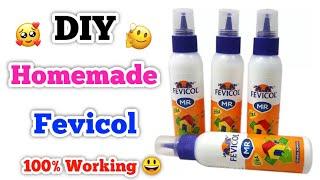 DIY : Homemade Fevicol Glue • How to make fevicol at home • white glue making at home • diy fevicol