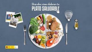 Plato de alimentación saludable. AESAN 2022