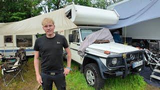 100.000 € WOHNMOBIL GESPART  FRISEURMEISTER HEINZ (28) BAUT G-KLASSE CAMPER ALKOVEN