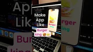 make app like bugerking | how to make app like burgerking | how to make restaurant app #raunix