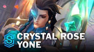 Crystal Rose Yone Wild Rift Skin Spotlight