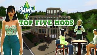 My Top 5 Gameplay Mods For Sims 3!