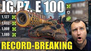 Jg.Pz. E 100: Unbelievable Damage Game! | World of Tanks