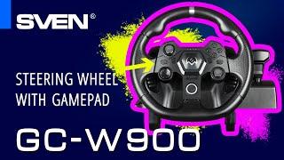 SVEN GC-W900 — GAMING WHEEL for PS4, XBOX and PC.