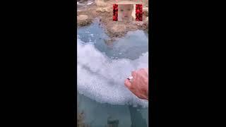 A hot spring in Kalmykia