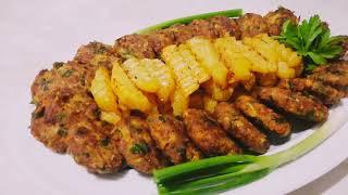 PIRASALI KÖFTE FIRINDA PATATES Meatballs with leeks and baked potatoes  #köfte #fırınyemekleri