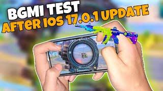 IPHONE 12 PUBG / BGMI TEST AFTER IOS 17.0.1 UPDATE️4 FINGER + GYRO GAMEPLAY️