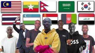 Khaby Lame in different languages meme part 2