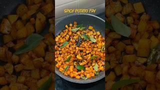 Spicy  Potato Fry Recipe | #shorts