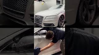 Audi S4 Full Detail in 1 minute! - Cleaning & Detailing | Stance Bros #shorts #autodetailing