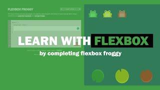 learn flexbox by completing flexbox froggy | codingbd.com