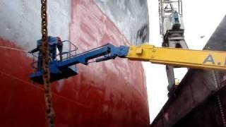 A. HILIOS LTD Hull Painting  at Perama dry dock