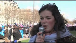 Manif Pour Tous : "on fait la différence entre un homme et une femme ils sont complémentaires"