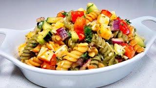 Easy Pasta Salad | Recipe| great for bbq season