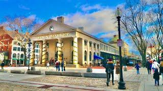 A Look At Quincy Market, Downtown Boston, Massachusetts