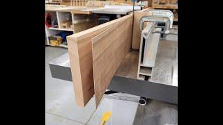 Bandsaw Technique: Tips on how to resaw. #woodworking