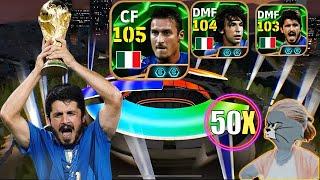 Trick To Get 110 Rated Epic Gennaro Gattuso & Andrea Pirlo & Totti In eFootball 2025 Mobile