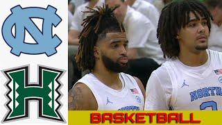 #10 NORTH CAROLINA vs HAWAII Basketball Game Full Highlights 2024