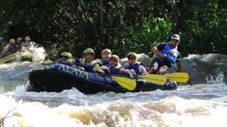 The family Rafting in Brotas