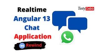 Build Realtime Chat Application using Angular 13.