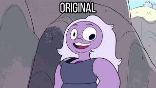 Amethyst talking in reverse but reversing it