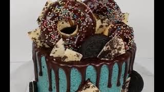 Doughnut Cookie Monster Cake