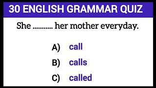 English Grammar Test | English Grammar Quiz ️ Test to learn and improve your English Grammar.