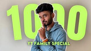 Revealing All The Secrets | 1000 Youtube Family Special | Yashraj vlogs