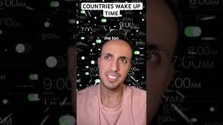 Countries Wake Up Time