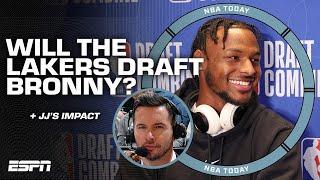 How does the JJ Redick hire impact the Lakers' possibility of drafting Bronny James  | NBA Today