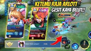 Pertaruhan MMR Top 1 Global Joy VS Top 1 Global Arlott!! - Mobile Legends