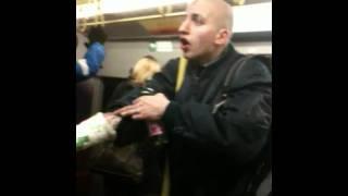 Nazi in der U-Bahn