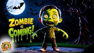 Zombie is Coming with Dance | Kids fun Halloween Song | Kids Songs & Nursery Rhymes by @ZubiDubiKids