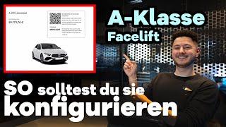 Mercedes Konfigurator [2023]: PERFEKTE Austattung A-Klasse Facelift vom Produktexperten