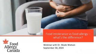 Webinar: Food intolerance vs food allergy – what’s the difference