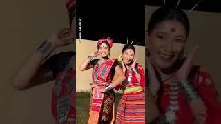 Koch × Rabha TribeTraditional Attire | Beautiful Girls of #northeast  | ​⁠Sakshi Roy#trending