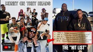 CMG "Hit List" Put Out On Young Dolph & P.R.E. Rappers Gets EXPOSED Shows Prices On Their Heads