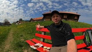 Swiss Alpine Panorama Trail, Segment 1 - Town of Heiden and Lunch with a view (Daily 360° VR Video)