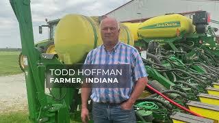 American farmer from Indiana enjoys the benefits of Supersoil! 