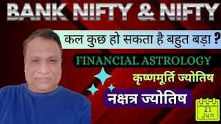 Nifty, Bank Nifty  Prediction by Financial Astrology for date 21- June- 2024.